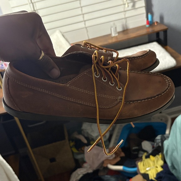 G.H. Bass & Co. for j crew Tan Leather Men's Oxfords - Picture 1 of 6